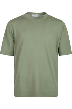 BALLANTYNE Homme, Tops, Vert, Taille: XL T-shirt en Coton Classique