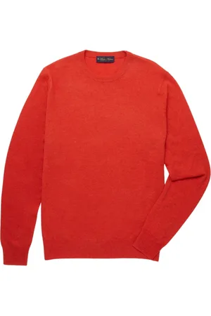 Brooks Brothers Homme, Pulls, , Taille: M Pull Ras du Cou en Laine d`Agneau