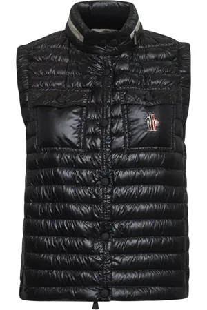 Moncler Femme, Vestes, Noir, Taille: 38 FR Manteau Matelassé Noir avec Capuche Amovible