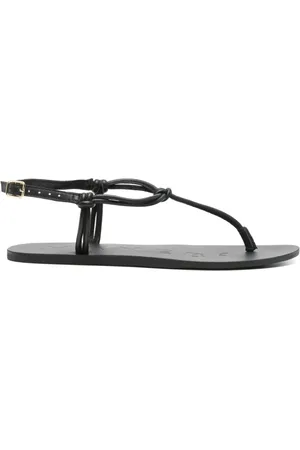 MANEBI Femme, Chaussures, Noir, Taille: 37 EU Sandales Noires pour un Look Élégant