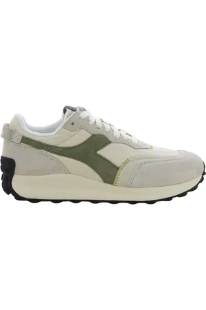 Diadora Homme, Chaussures, Multicolore, Taille: 42 EU Chaussures de Course en Daim Kaki pour Homme