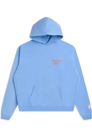 GALLERY DEPT. Homme, Sweatshirts et sweats à capuche, Bleu, Taille: S Sweat à Capuche Logo GD 90`s