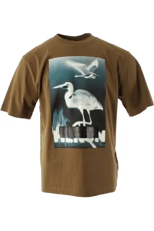 Heron Preston Homme, Tops, Vert, Taille: L T-shirt SS Censored Heron