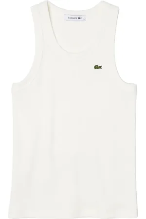 Lacoste Femme, Tops, Blanc, Taille: 36 FR T-shirts et Polos Blancs