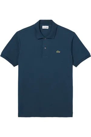 Lacoste Homme, Tops, Bleu, Taille: 2XL Polo Logo Minimaliste Brodé