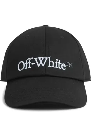 OFF-WHITE Homme, Accessoires, Noir, Taille: ONE Size Casquette Bookish à Visière Courbée