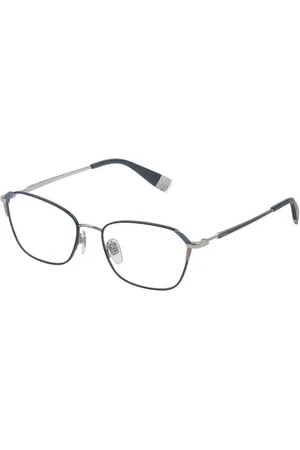 Furla Femme, Accessoires, Gris, Taille: ONE Size Lunettes à monture en métal gris