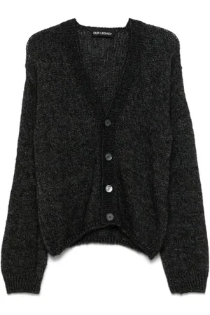 OUR LEGACY Homme, Pulls, Noir, Taille: M Gilet Academy