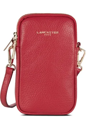 Lancaster Femme, Accessoires, Rouge, Taille: ONE Size Pochette Téléphone Dune Boucle Ceinture