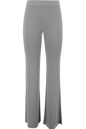 MVP Wardrobe Femme, Pantalons, Gris, Taille: 36 FR Pantalon argent avec style Maglia