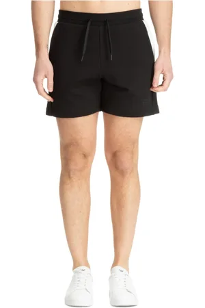 EA7 Homme, Shorts, Noir, Taille: M Shorts à Cordon avec Logo