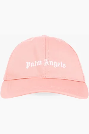 Palm Angels Unisex, Accessoires, Rose, Taille: M Casquette de baseball à logo brodé