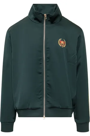 BEL-AIR ATHLETICS Homme, Sweatshirts et sweats à capuche, Vert, Taille: S SweaT-shirt à Manches Longues avec Logo Brodé