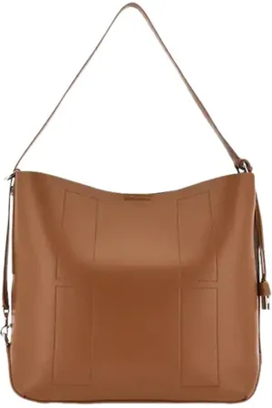 Hogan Femme, Sacs, Brun, Taille: ONE Size Sac Hobo en Cuir