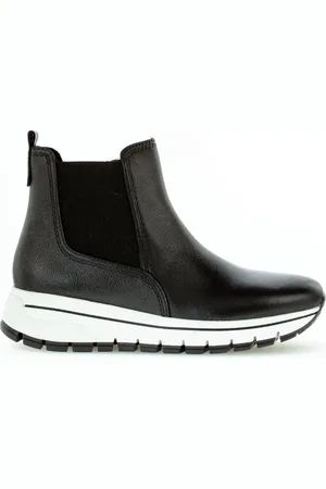 Gabor Femme, Chaussures, Noir, Taille: 38 EU Bottines Baskets Compensées