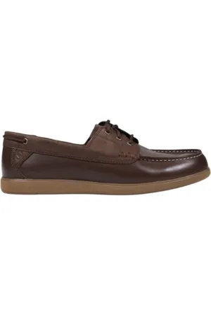 Clarks Homme, Chaussures, Brun, Taille: 40 EU Élégantes Chaussures Bateau en Cuir
