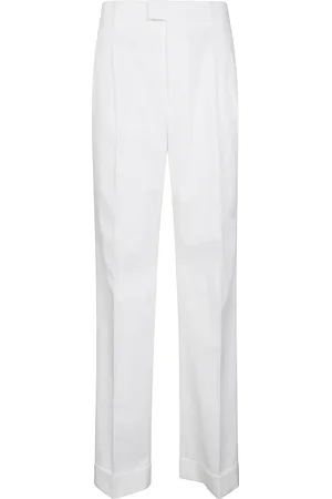 Berwich Femme, Pantalons, Blanc, Taille: 40 FR Pantalon Homme Décontracté
