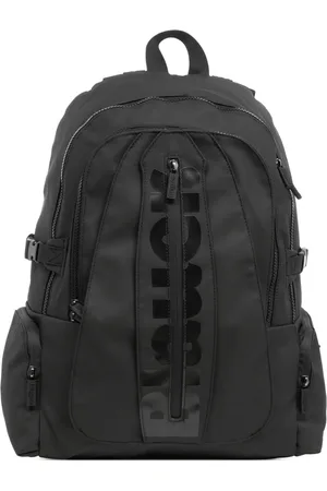 Blauer Homme, Sacs, Noir, Taille: ONE Size Sac à Dos Élégant avec Logo et Poches