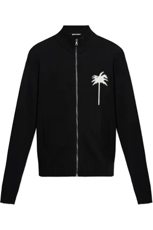 Palm Angels Homme, Pulls, Noir, Taille: L Pull avec Col Montant