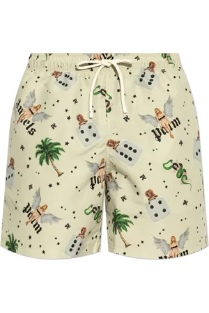Palm Angels Homme, Maillots de bain, , Taille: M Short de bain à imprimé coloré