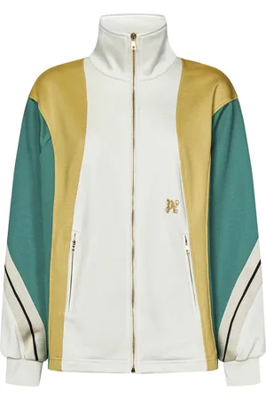 Palm Angels Femme, Sweatshirts et sweats à capuche, Multicolore, Taille: 40 FR Sweat zippé à blocs de couleurs