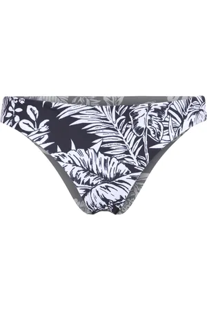 Palm Angels Femme, Maillots de bain, Noir, Taille: 36 FR Bas de bikini imprimé jungle noir