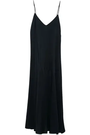 FORTE FORTE Femme, Robes, Noir, Taille: 38 FR Robe nuisette en satin Style Réversible