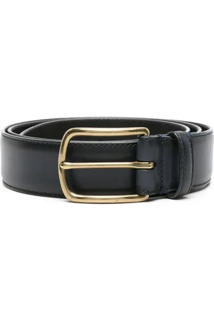 Officine creative Homme, Accessoires, Bleu, Taille: 90 CM Ceinture en cuir avec bande OC 04
