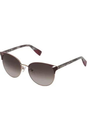 Furla Femme, Accessoires, Brun, Taille: ONE Size Lunettes de soleil marron en acétate