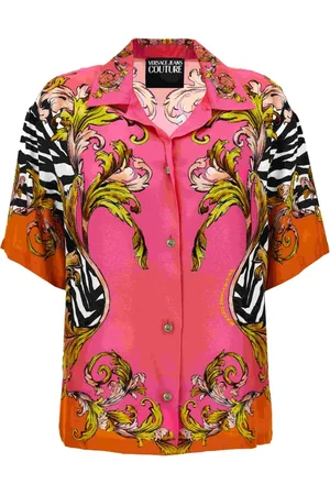 VERSACE Femme, Blouses et Chemises, Rose, Taille: 42 FR Chemises Roses