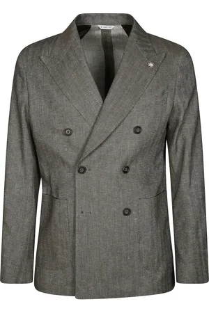 Manuel Ritz Homme, Vestes, Brun, Taille: 2XL Veste à Double Boutonnage