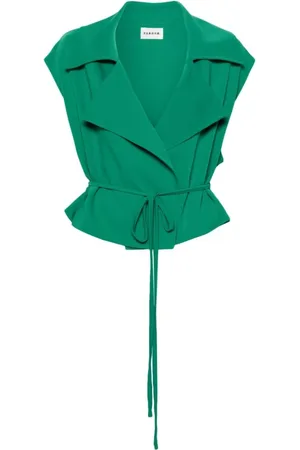 P.A.R.O.S.H. Femme, Vestes, Vert, Taille: 42 FR Panty Vest