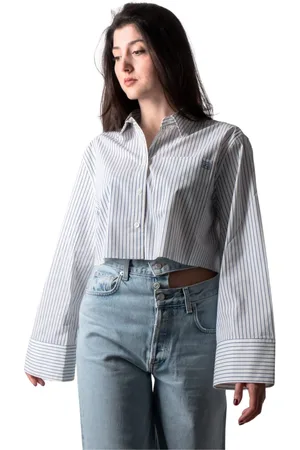 Frame Femme, Blouses et Chemises, Bleu, Taille: 36 FR Chemise