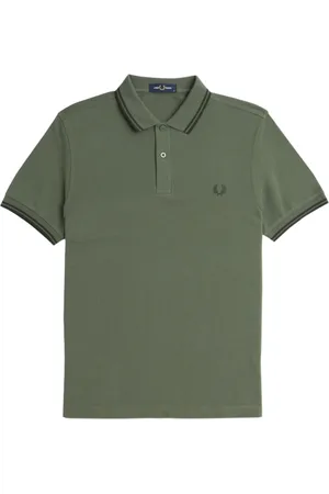 Fred Perry Homme, Tops, Vert, Taille: XL La Chemise