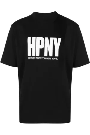 Heron Preston Homme, Tops, Noir, Taille: M T-shirt Reg hpny