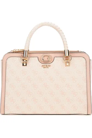 Guess Femme, Sacs, Rose, Taille: ONE Size Petit Sac à Bandoulière Nolana Rose Logo Sable