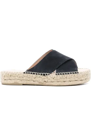 MANEBI Femme, Chaussures, Bleu, Taille: 36 EU Sandales Bleues pour l