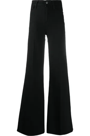 Frame Femme, Jeans, Noir, Taille: W29 Le Palazzo en Film Noir
