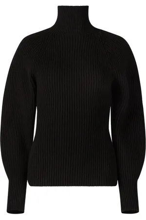 Nina Ricci Femme, Pulls, Noir, Taille: 40 FR Pull à col roulé et manches cocon