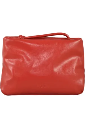 Msgm Femme, Sacs, Rouge, Taille: ONE Size Élégant porte-cartes dragonne avec fermeture éclair
