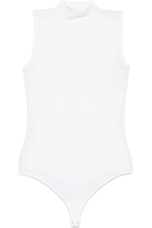 Wolford Femme, Tops, Blanc, Taille: 38 FR Haut Blanc sans Manches à Col Haut