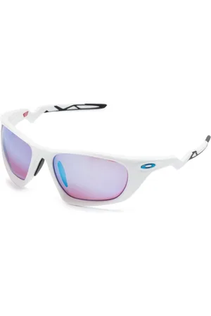 Oakley Unisex, Accessoires, Blanc, Taille: ONE Size Lunettes de Soleil Enveloppantes Prizm Snow