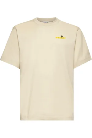 Burberry Homme, Tops, , Taille: 2XS T-shirt ras du cou avec motif abeille