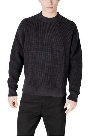 Calvin Klein Homme, Pulls, Noir, Taille: M Pull Noir Manches Longues Col Rond
