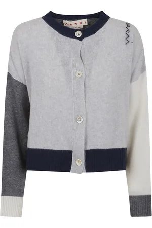 Marni Femme, Pulls, Gris, Taille: 38 FR Pull Blanc Élégant Confortable Polyvalent