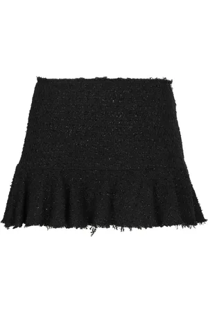 BLUMARINE Femme, Jupes, Noir, Taille: 36 FR Jupe en tricot Lurex Bouclé