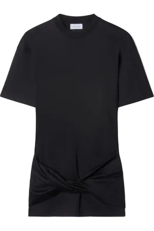 OFF-WHITE Femme, Robes, Noir, Taille: 36 FR T-shirt Arrow Twist