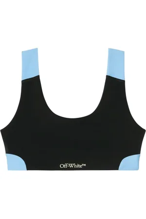 OFF-WHITE Femme, Sport, Noir, Taille: 38 FR Color Block Bra