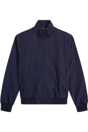 Fred Perry Homme, Vestes, Bleu, Taille: M Veste Harrington Classique