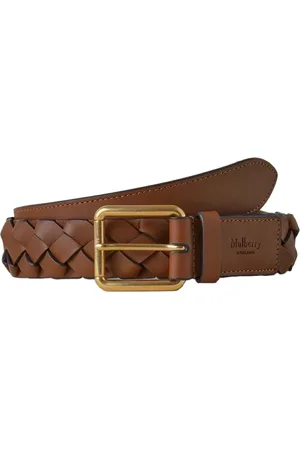 MULBERRY Unisex, Accessoires, Brun, Taille: L Ceinture Tressée Heritage